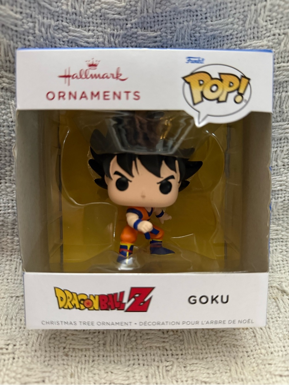 Hallmark Pop! Dragon Ball Z Goku Ornament - Orange, Blue, Black